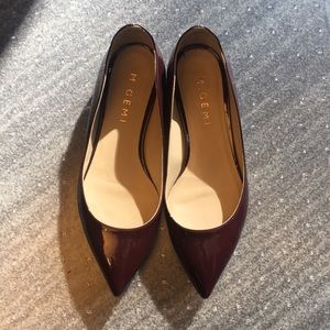 Gorgeous deep maroon M. Gemi Flat sz 5.5 or 35.5